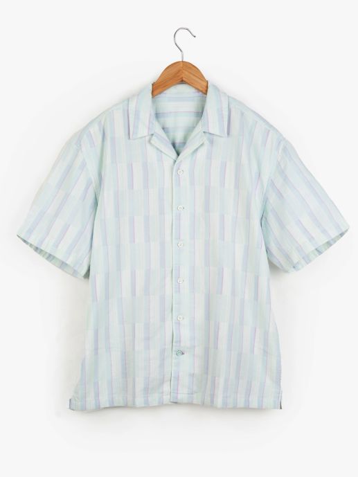 Double cloth relaxed shirt